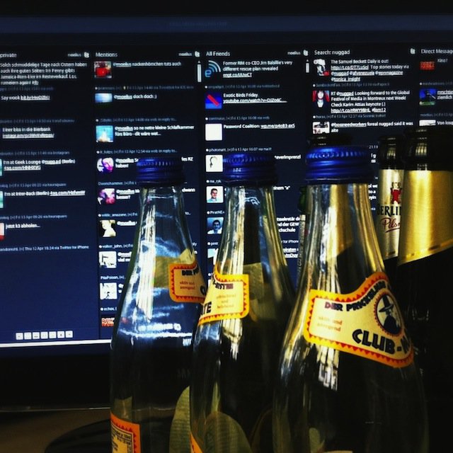 Twitter fietschering Mate, Geeklounge
