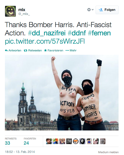 Screenshot Tweet Thanks Bomber Harris