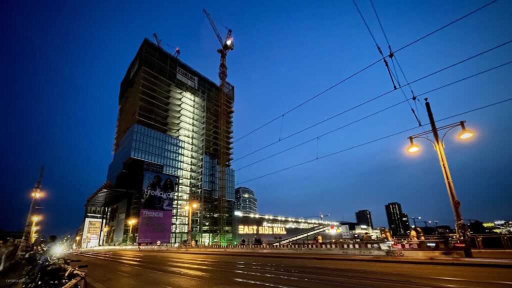 Baustelle Edge East Side Tower, Juni 2022